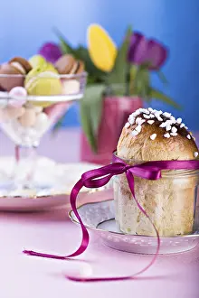 Spring Awakening Decor Prints: The easter installation with Easter bread