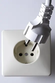 Power Supply Line Prints: Electrical plug and outlet (socket)