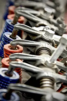 Closeup Studio Photography Prints: Engine close up