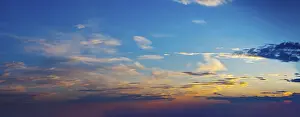 Dramatic Clouds Prints: Evening sky with dramatic clouds