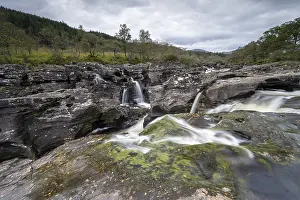 United Kingdom Travel Photography Prints: Falls of Orchy, Waterfalls, Glen Coe Valley