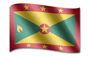Prints of Flag of Grenada Grenada Prints: Flag of Grenada Print