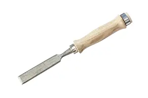 White Background Detail Prints: Flat chisel in front of a white background