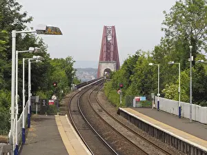 Forth Bridge Prints: Forth Bridge Print over Firth of Forth Edinburgh Scotland UK