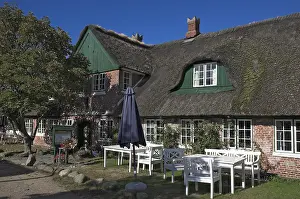 Pub Prints: Soenderho Kro Garden Restaurant Print, Fanoe Island, Denmark