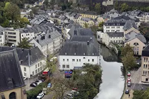 Prints of Grund district in Luxembourg (City) Luxembourg Prints: Grund District Print Luxembourg City