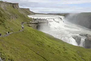 Prints of Gullfoss, island River Prints: Gullfoss Print, Iceland