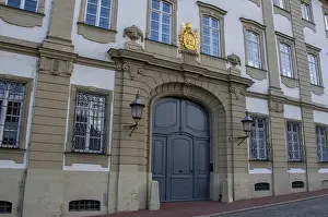 Door Prints: Historic Building Facade Print, Bamberg, Germany
