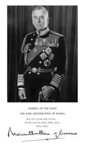Admiral Louis Mountbatten Print