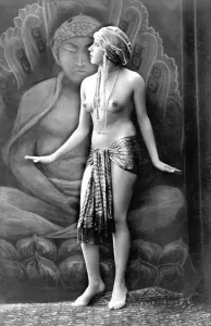 Historic Female Dancer Print, circa 1925