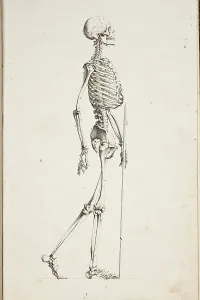 Human Skeleton Print - Anatomical Illustration