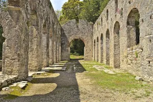 Prints of Impressions of the ruins city Butrint in Albania South of Saranda Albania Prints: Butrint Ruins Print, Albania