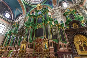 Prints of Interior of Orthodox Church of the Holy Spirit in Vilnius, Lithuania Lithuania Prints: Interior of Orthodox Church of the Holy Spirit in Vilnius Print