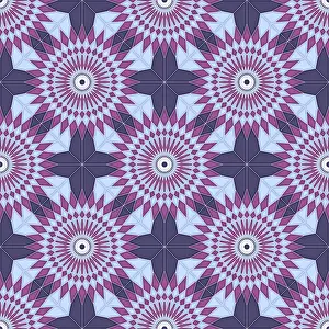 Islamic Geometric Pattern Prints: Islamic geometric seamless vector pattern