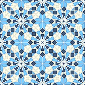 Islamic Geometric Pattern Prints: Islamic geometric seamless vector pattern