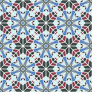 Islamic Geometric Pattern Prints: Islamic geometric seamless vector pattern