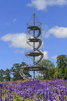 Prints of Killesberg tower, Hohnpark Killesberg, Stuttgart, Baden-Wurttemberg, Germany Killesberg tower, Hhnpark Killesberg, Stuttgart, Baden-Wrttemberg, Germany Stuttgart Prints: Killesberg Tower Print, Stuttgart, Germany