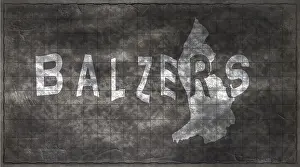 Prints of Liechtenstein Balzers Chalkboard Typography Map Liechtenstein Prints: Liechtenstein Balzers Chalkboard Typography Map Print