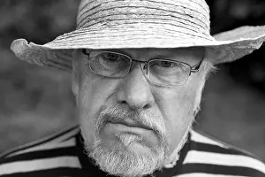 Monochrome Portrait Prints: Man with a beard