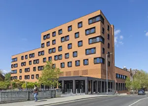 Prints of Norwich University of the Arts, Duke Street Riverside building, Norwich, Norfolk, England, UK by Hudson Architects 2021 Norwich Prints: Norwich University of the Arts Print, Duke Street Riverside Building