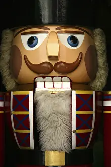 Wooden Figures Prints: Nutcracker