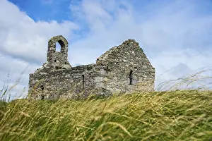 Prints of Old church ruin, St. Michael's isle, Isle of Man, United Kingdom Old church ruin, St. Michaels isle, Isle of Man, United Kingdom Isle Of Man Prints: Old Church Ruin Print, St. Michael's Isle, Isle of Man