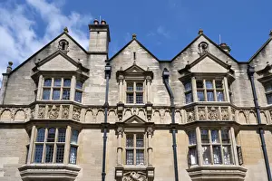 Prints of Old Town House with Bay Window in Oxford Old Town, Oxfordshire England, United Kingdom Oxford Prints: Old Town House with Bay Window in Oxford Old Town, Print