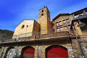 Prints of Ordino village in Andorra Pyrenees in ski area Andorra Prints: Ordino Village Print, Andorra Pyrenees Ski Area