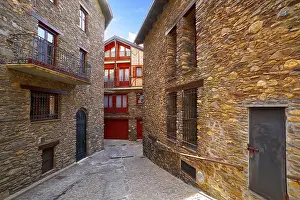 Prints of Ordino village in Andorra Pyrenees in ski area Andorra Prints: Ordino Village Print, Andorra Pyrenees