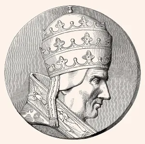 Papst Sylvester II Print, 999-1003