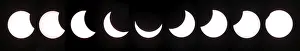 Sun Moon Alignment Prints: Partial solar eclipse