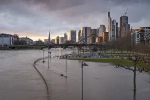 Frankfurt Flooding Prints: After persistent rainfall