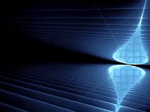 Computer Generated Image Prints: Perspective background - abstract computer-generated image