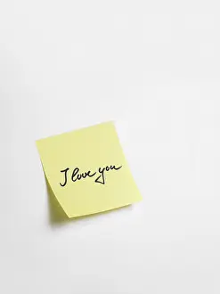 Colourful Letters Prints: Post-It, Note