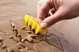 Christmas Cookie Preparation Prints: Preparing easter gingerbread cookies