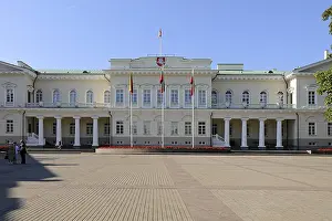 Prints of Presidential Palace in Vilnius, Lithuania Lithuania Prints: Vilnius Presidential Palace Print, Lithuania
