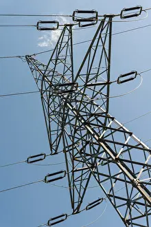 High Voltage Pylon Print