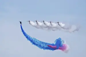 Red Arrows Prints: Red Arrows Print - Riviera Airshow 2026, Devon, England