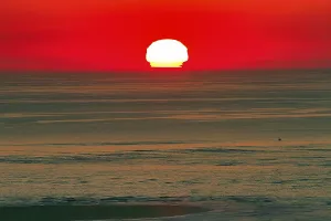Hazy Evening Sky Prints: Refraction and reflection at sunset