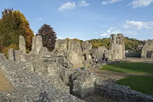 Prints of Ruins, Wolvesey Castle, Winchester, Hampshire, England, United Kingdom Winchester Prints: Ruins of Wolvesey Castle, Winchester Print