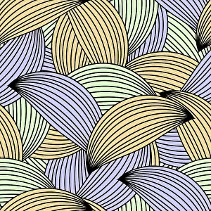 Geometric Shape Prints: Seamless White and Black Pattern Print