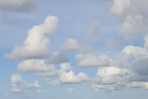 Scandinavian Cloudscape Prints: Sky with cloud, Denmark