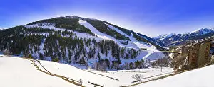 Prints of Soldeu ski resort in Andorra at Grandvalira sector Pyreenees Andorra Prints: Pyrenees Soldeu Ski Resort Print, Grandvalira, Andorra