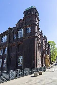 Prints of St George's building, Norwich University of the Arts NUA, Norwich, Norfolk, England, UK former Technical Institute built 1899 St George's building, Norwich University of the Arts NUA, Norwich Norwich Prints: NUA St George's Building Print, Norwich, England 1899