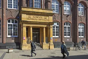 Prints of St George's building, Norwich University of the Arts NUA, Norwich, Norfolk, England, UK former Technical Institute built 1899 St George's building, Norwich University of the Arts NUA, Norwich Norwich Prints: St George's Building Print, Norwich University of the Arts, 1899