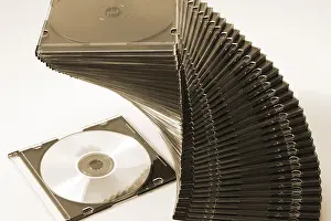 Compact Discs Prints: Stack of CDs
