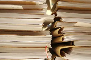 Document Storage Solutions Prints: Stack of documents