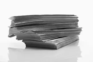 Empty Studio Background Photo Prints: Stack of envelopes