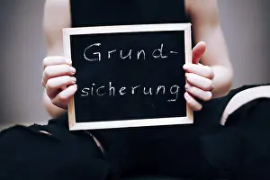 Social Issue In Europe Prints: Symbolic image Child basic security