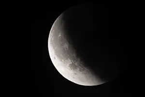 Lunar Eclipse Photography Prints: After a total lunar eclipse